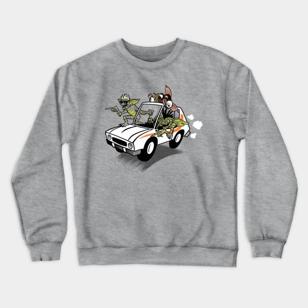 Gremlins in a Gremlin Crewneck Sweatshirt by GiMETZCO!